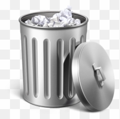Garbage Can Emoji Transparent Png Clipart Free Download - Background Trash