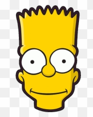 Simpsons Emo Transparent Png Clipart - Bart Simpson Face Mask Emoji,Simpsons Emoticons