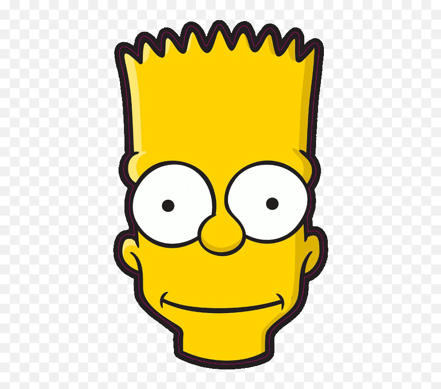 Simpsons Emo Transparent Png Clipart - Bart Simpson Face Mask Emoji,Simpsons Emoticons