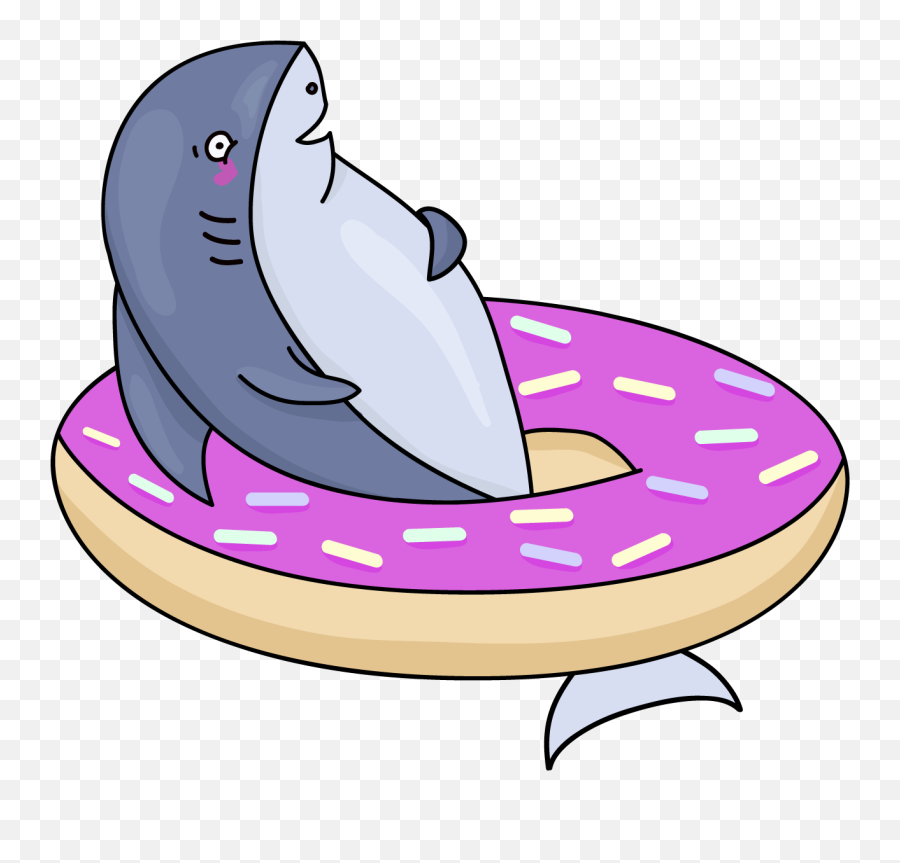 Lazyshark - Clip Art Emoji,Shark Emoji