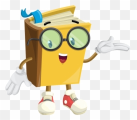 Book Character Glasses - Animated Books Clip Art Emoji,Paper Boy Emoji