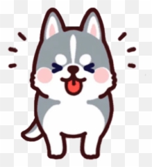 Husky Stickers For Whatsapp - Cartoon Emoji,Husky Emoji