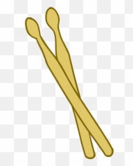 Transparent Drumstick Clipart - Drumsticks Clipart Png Emoji,Drumstick Emoji