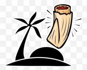 White Beach Png Clipart - Easy Drawing Of Tamales Emoji