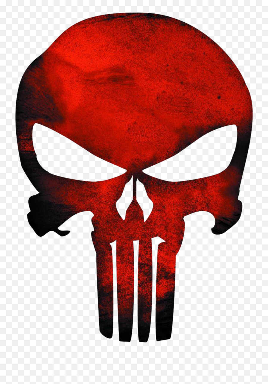Mq Red Skull Skulls Punisher - Sticker By Marras Punisher Skull Emoji,Punisher Emoji