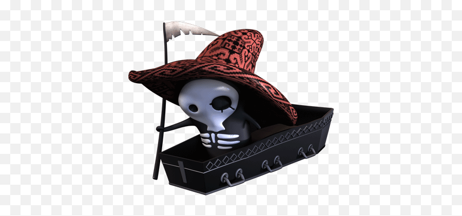 Muertazos Stickers By Animalada - Playset Emoji,Sombrero Hat Emoji