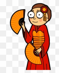 342 - Fan Dancer Morty PocketMortysnet Female Emoji