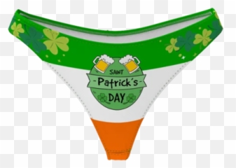 Custom Panties - St Patricks Day Thong Emoji,Thong Emoji