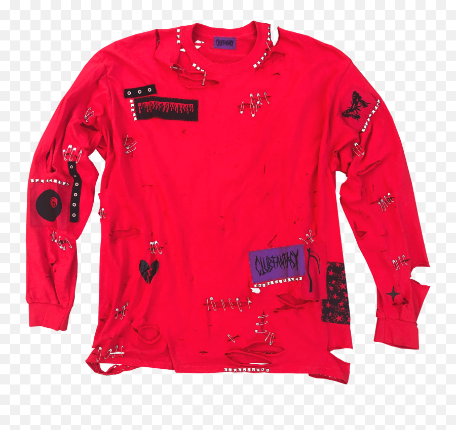 Club Fantasy Patches U0026 Clothing - Leanna Perry Long Sleeve Emoji,Emoji Long Sleeve Shirt