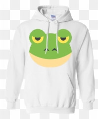 Frog Face Emoji Hoodie -