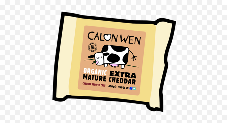 Organic Extra Mature Cheddar Cheese 350g Clipart - Full Size Calon Wen Emoji,Mature Emoji