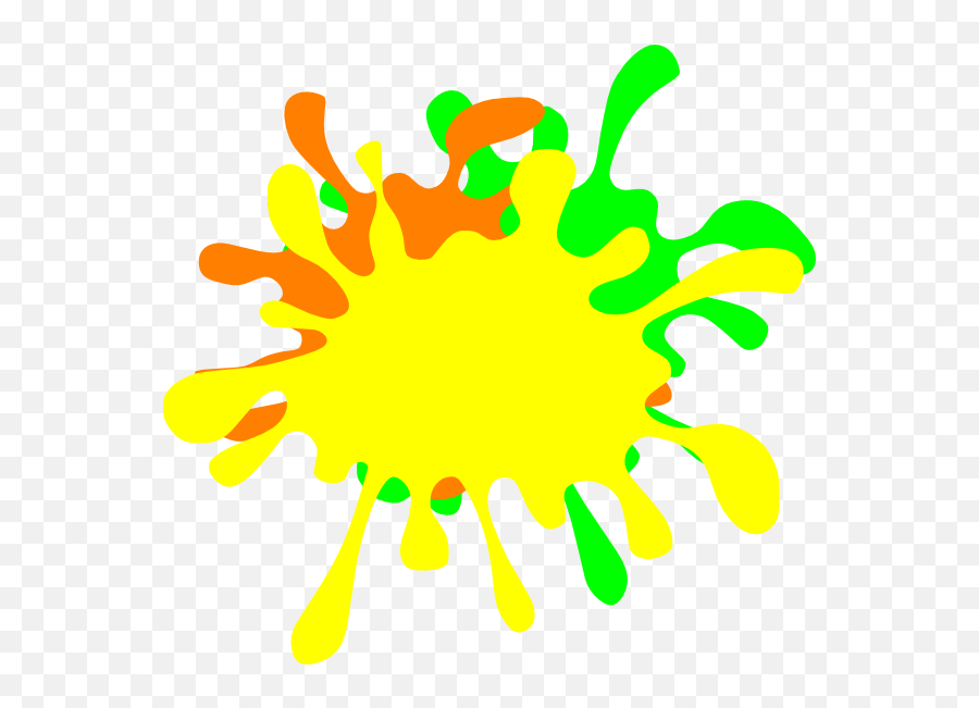 Splat Png - Color Splat Png Background Emoji,Splat Emoji