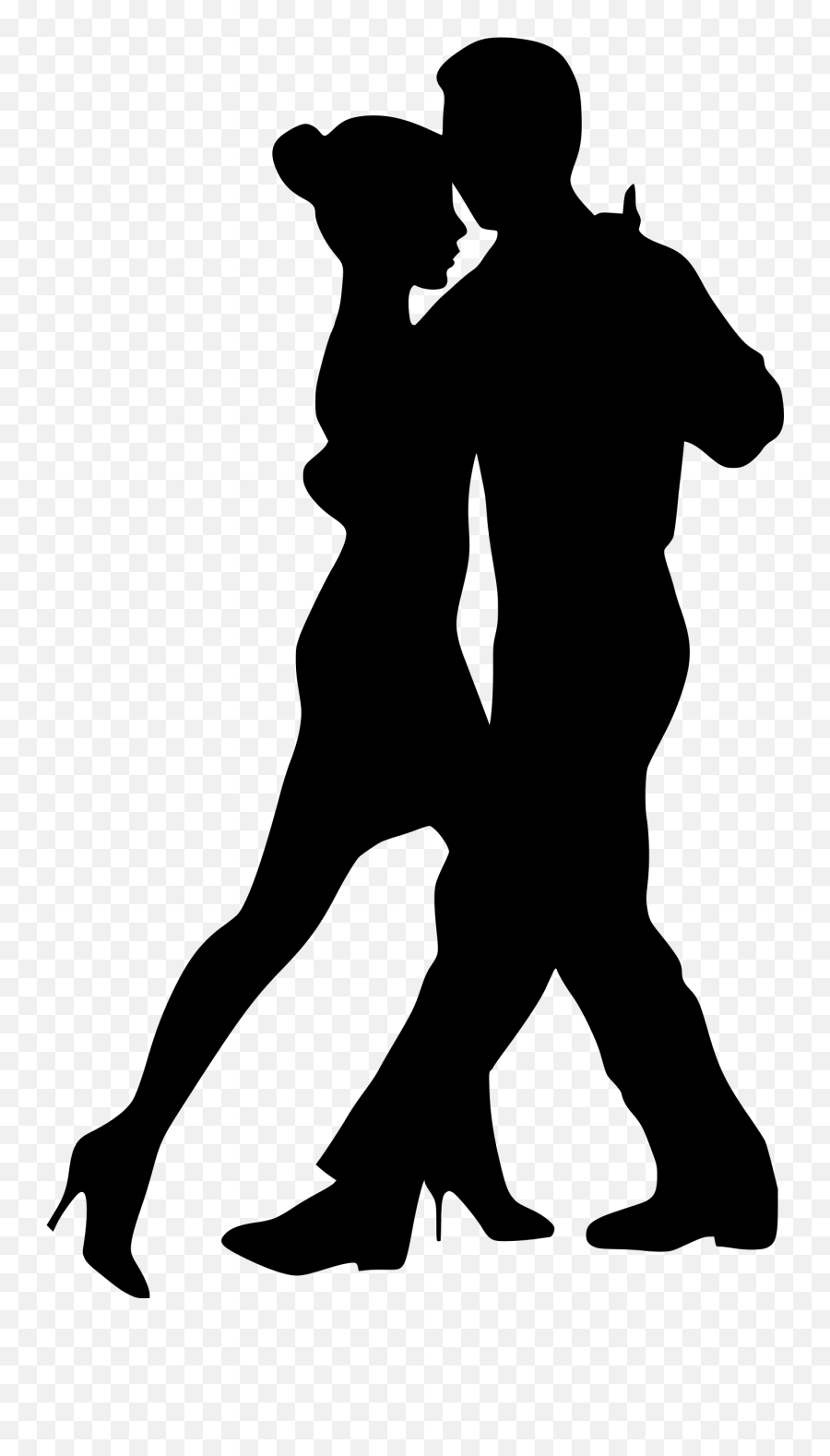 Dancer Clipart Couple Dance Dancer - Transparent Couple Dancing Silhouette Emoji,Couple Dancing Emoji