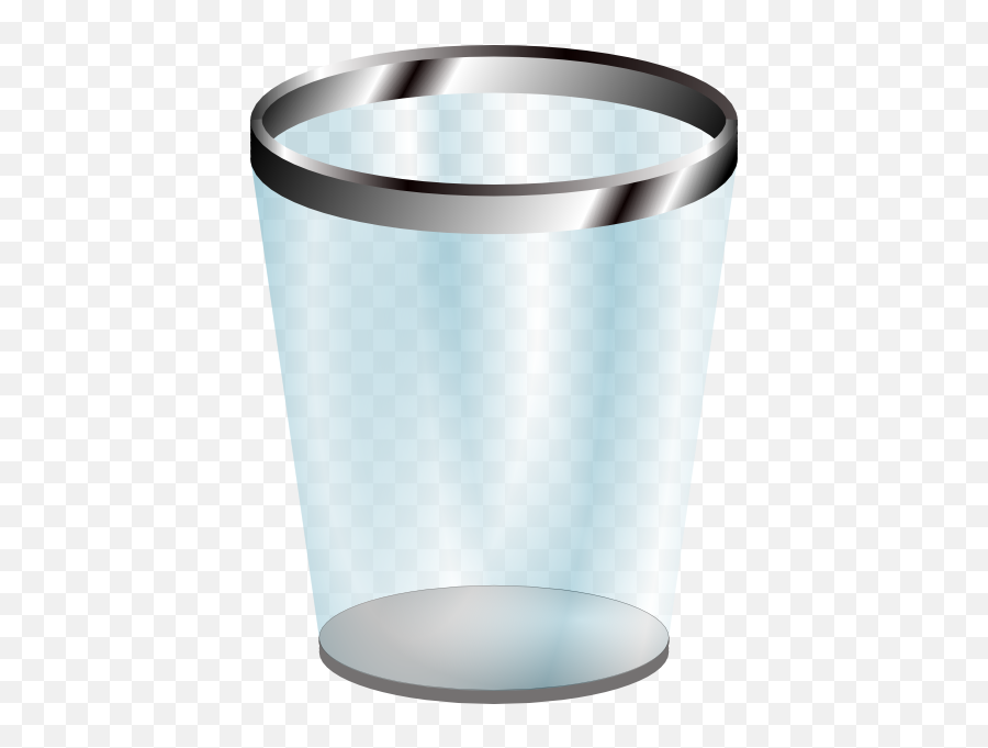 12421 Glass Free Clipart - Empty Trash Can Clipart Emoji,Shot Glass Emoji