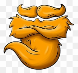Mustache Beard Facialhair Comic Hair Clipart Sticker - Clip Art Emoji,Beard Emoji