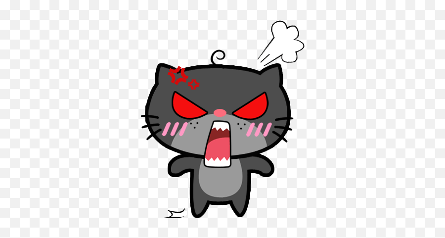 Mister Catty - Cartoon Emoji,Fang Emoji