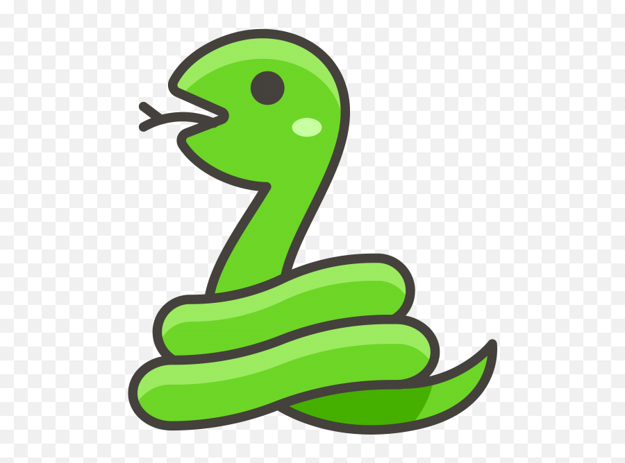 Download Snake Emoji Icon - Snake Emoji Png,Snake Emoji