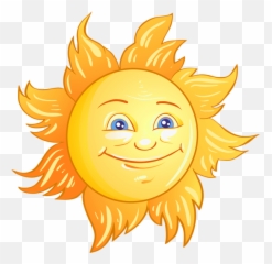 Sun With Face Clipart - Clipart Half Sun Black And White Emoji,Sun With ...