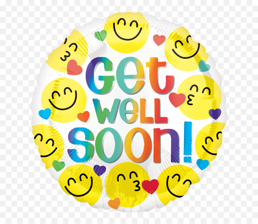 18 Emoji Get Well - Circle,Soon Emoji