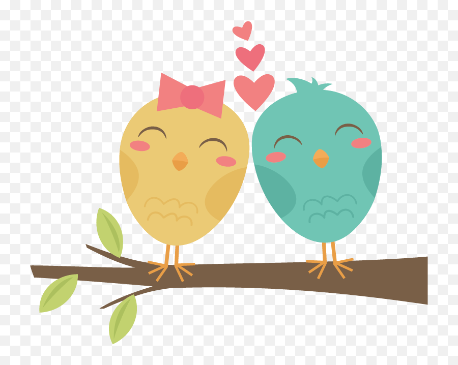 Love Birds Free Download Png - Love Bird Clipart Png Emoji,Love Birds Emoji