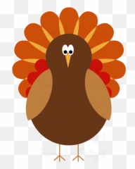 Turkey Clipart Transparent Background - Thanksgiving Emoji