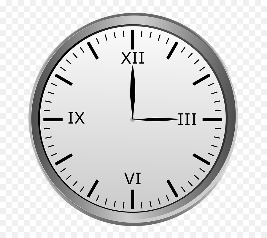 Clock Roman Numerals 3 - Reloj Marcando Las 3 Emoji,Roman Numerals Emoji