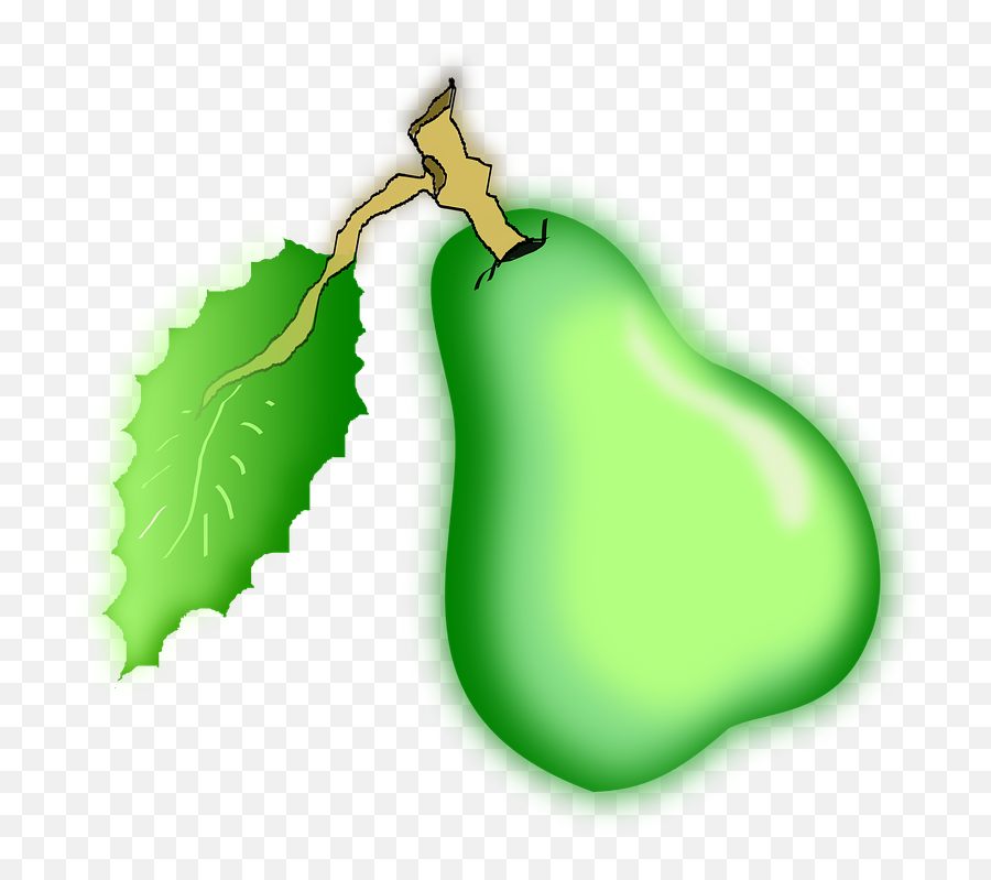 Free Pears Fruit Vectors - Imagenes De Pera Verde Emoji,Cactus Emoticon