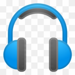 Headphone Emoji Meaning With Pictures - Blue Headphones Icon Png
