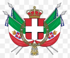 The Italian Monarchist Symbols - Kingdom Of Italy Coat Arms Emoji