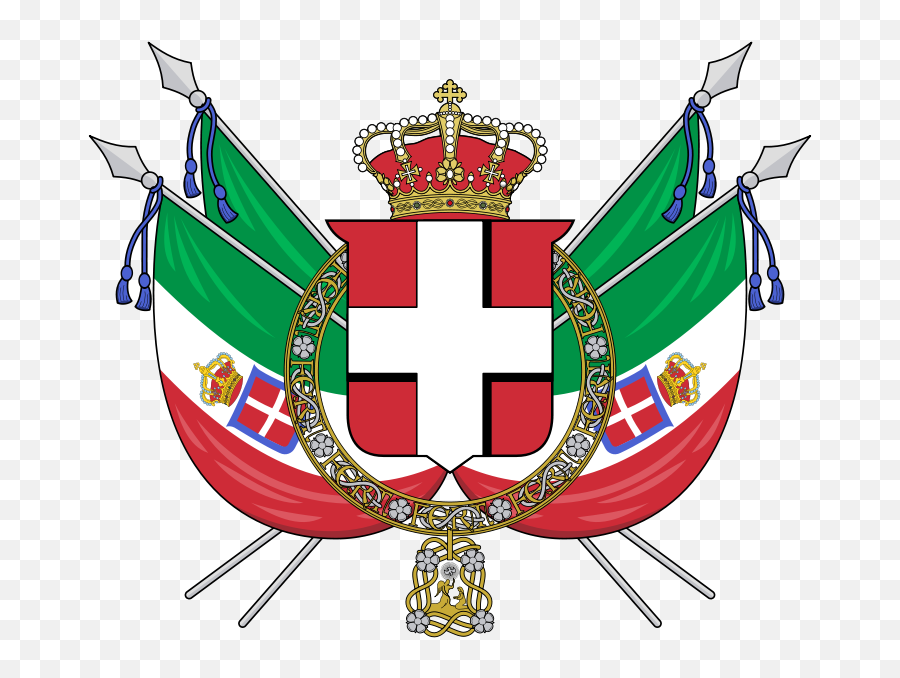 The Italian Monarchist Symbols - Kingdom Of Italy Coat Of Arms Emoji,Italy Flag Emoji