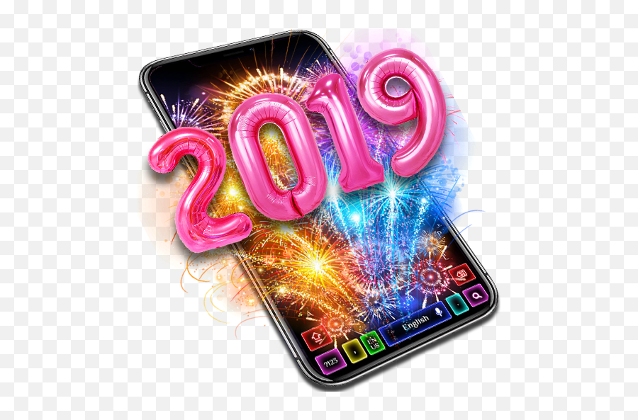 2019 Happy New Year Keyboard Theme - Apps On Google Play New Years Day Emoji,Sparkler Emoji