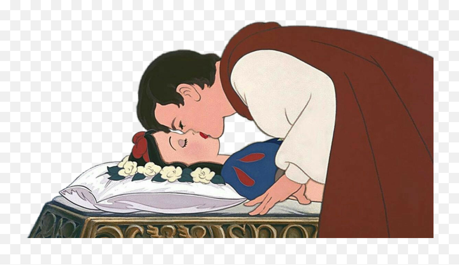 Snowwhite Prince Kiss Kissing Couple Love - Snow White And The Seven Dwarfs Sleeping Beauty Emoji,Couple Kissing Emoji