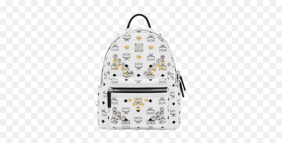 32 Cm 12 - White Mcm Belt Backpack Emoji,Emoticon Backpack