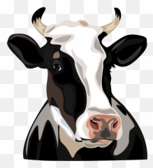 Cheese Head Clipart - Vector Cow Head Png Emoji,Cheesehead Emoji