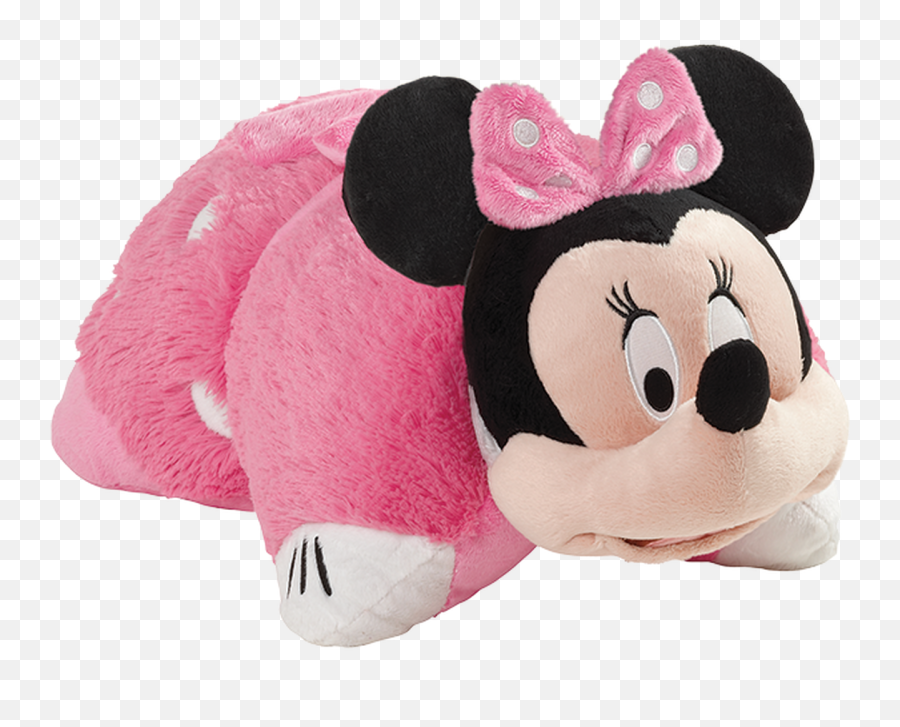 Disney Pink Minnie Mouse Pillow Pet - Pink Minnie Mouse Pillow Pet Emoji,Happy Emoji Pillow