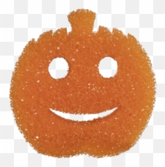 Pumpkin Special Edition Halloween Scrub - Happy Emoji,Pumpkin Emoticon