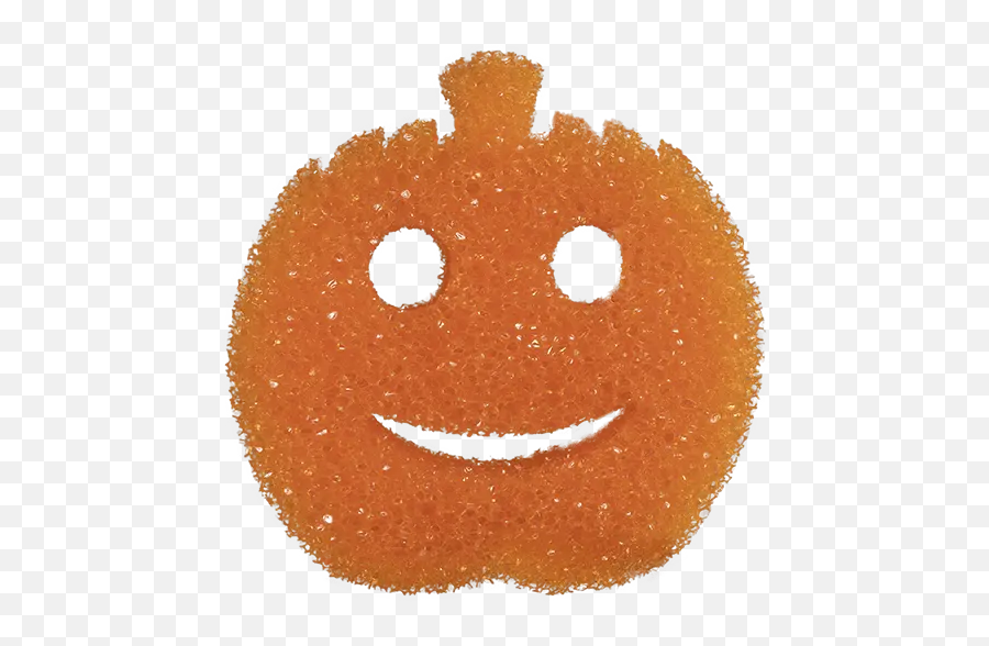 Pumpkin Special Edition Halloween Scrub - Happy Emoji,Pumpkin Emoticon