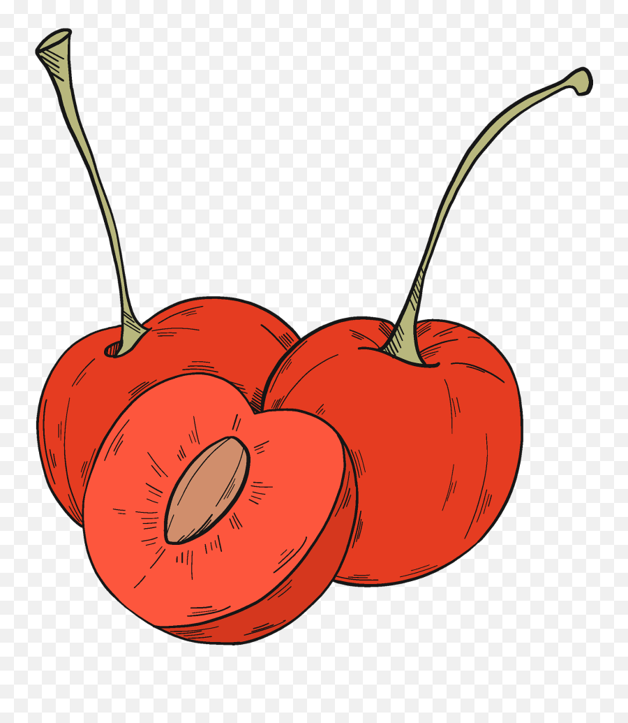 Cherries Clipart - Superfood Emoji,Cherries Emoji