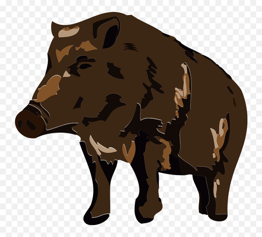 Wild Boar Clipart - Wild Boar Emoji,Boar Emoji