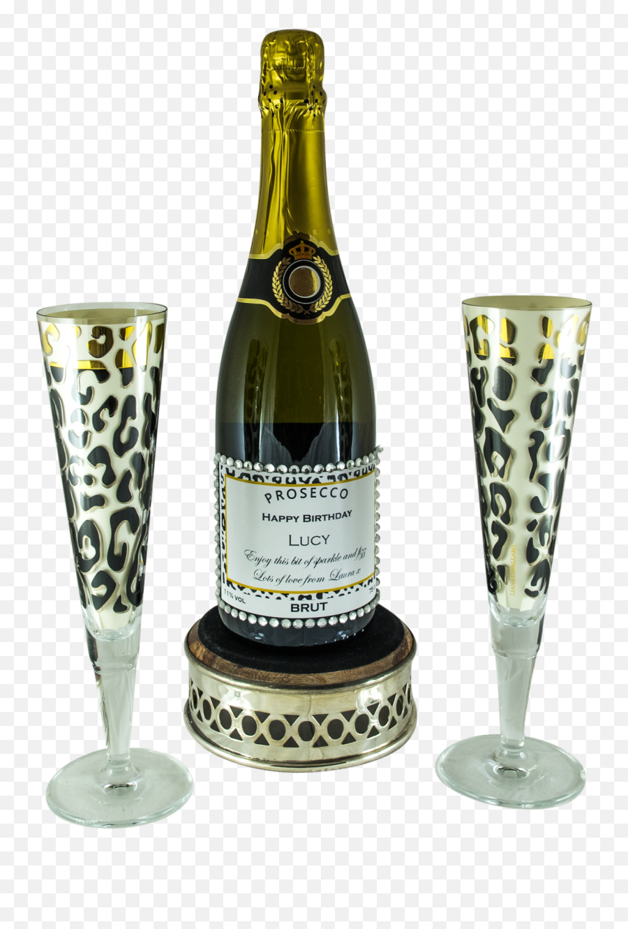 Personalised Champagne London Gifts Personalised Prosecco - Barware Emoji,Champagne Glasses Emoji