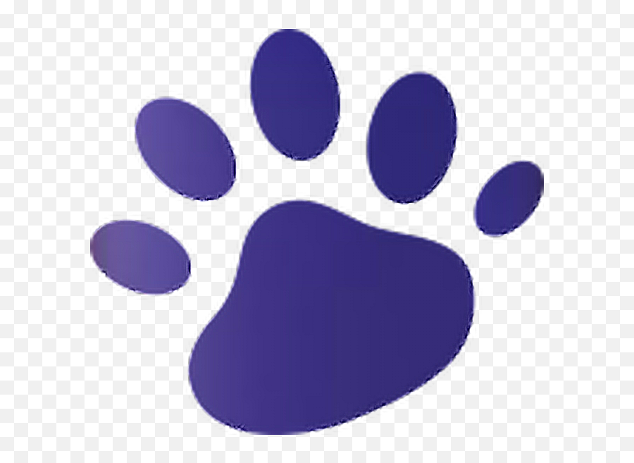 Pawprint Dog Art Poster Purple Freetoedit - Circle Emoji,Paw Print Emoji