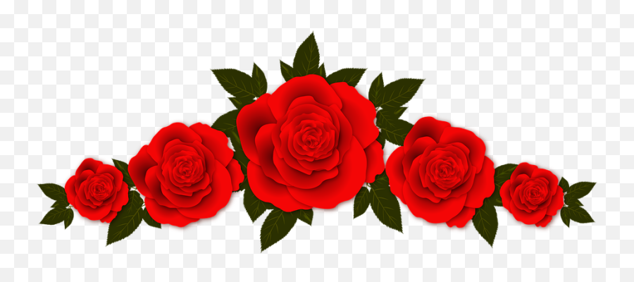 Roses Flowers Vignette - Transparent Background Roses Clipart Emoji,Bouquet Of Flowers Emoji