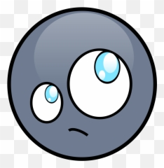 Blue Think - Circle Emoji,Magic Emoticon