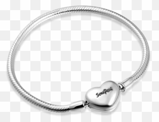 Snake Chain Bracelet With Soufeel Heart - Bracelet Emoji,Emoji Bracelets