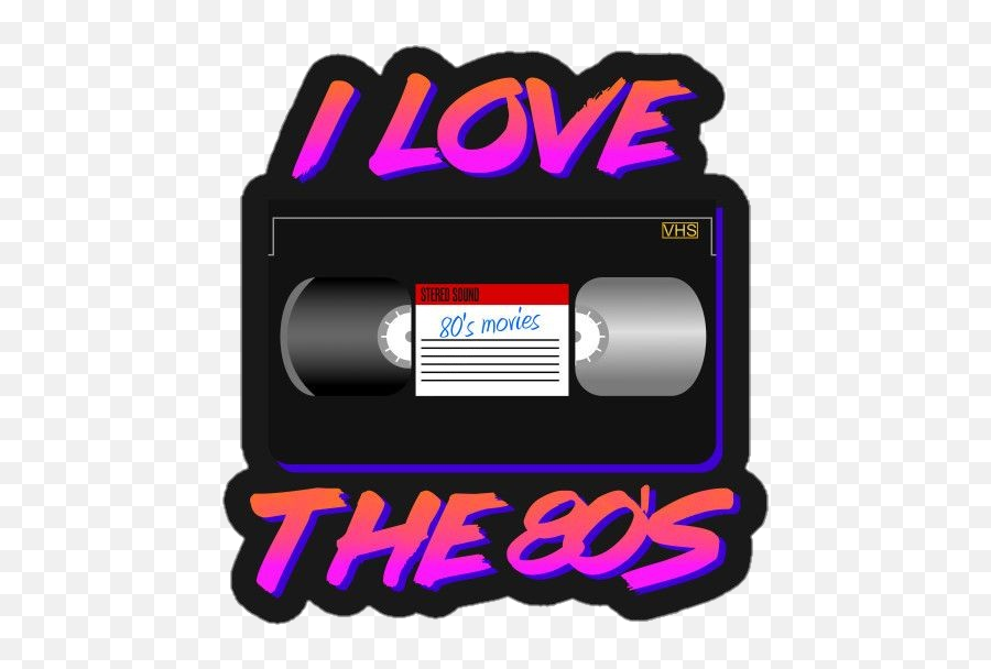 Vhs Tape 80s Ilovethe80s Daddybrad80 - Clip Art Emoji,Vhs Emoji