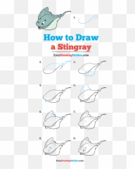 How To Draw A Stingray - Draw A Stingray Step By Step Emoji,Stingray Emoji