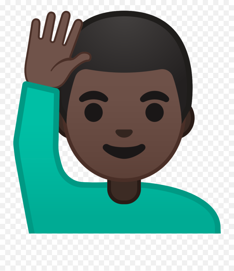 Noto Emoji Oreo 1f64b 1f3ff 200d - Raise Hands Emoji Png,Raise Hand Emoji