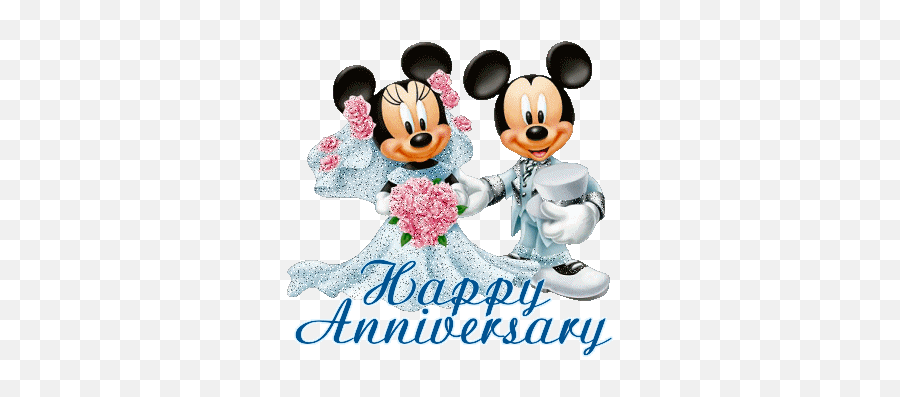 Anniversary Pictures Images Graphics - Mickey Mouse Minnie Mouse Wedding Emoji,Happy Anniversary Emoticons