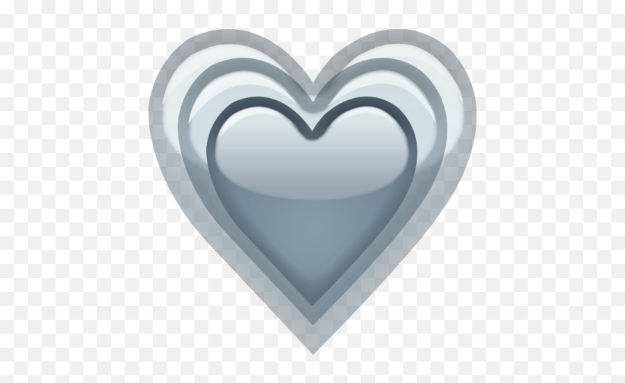 Grey Greyheart Emoji Freetoedit,Grey Heart Emoji