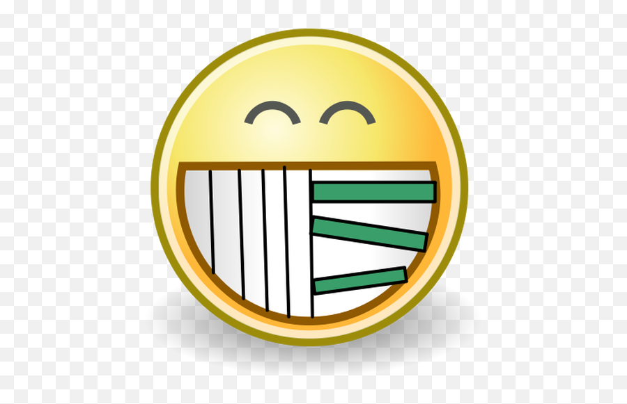 Evil Smiley With Piano Teeth Vector Drawing - Vector Graphics Emoji,Eyes Emoji